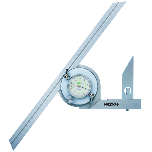 Универсальный угломер с отсчетом по круговой шкале 0-360° 5'
